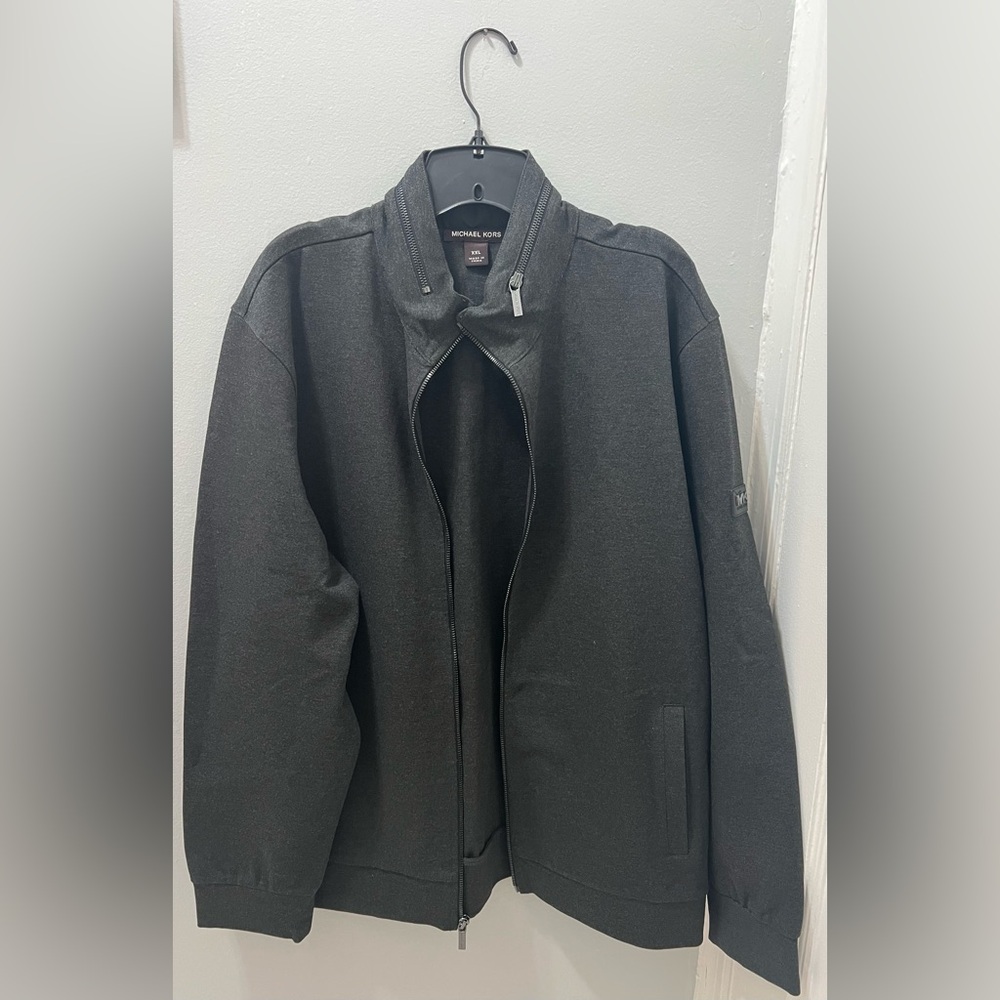 Michael Kors Men's Charcoal Bomber Jacket